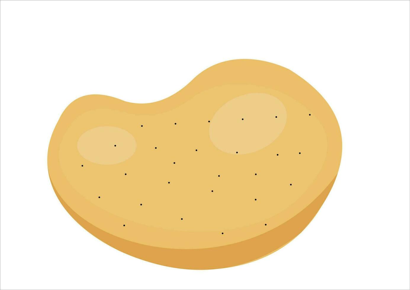 vector illustration of potato fruit