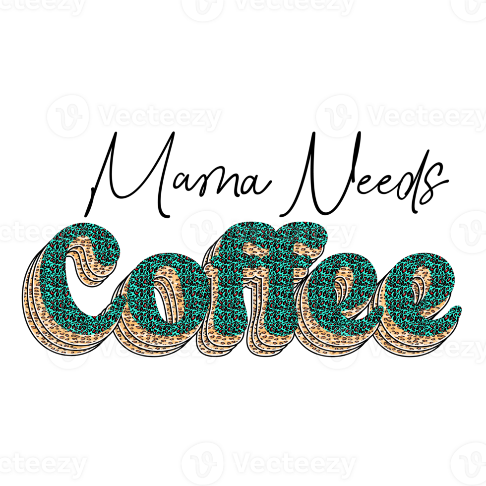 Coffee Sublimation Design png