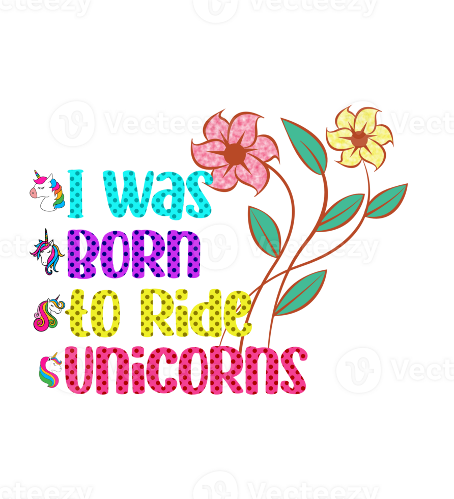 Unicorn Sublimation Design png