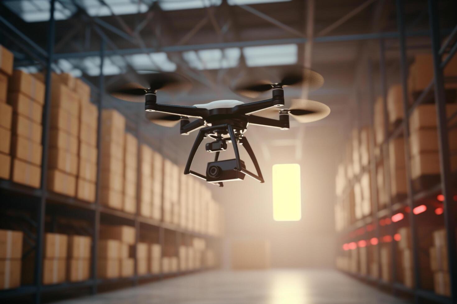 AI-Driven Drone Management in Warehouses and Logistics Centers photo