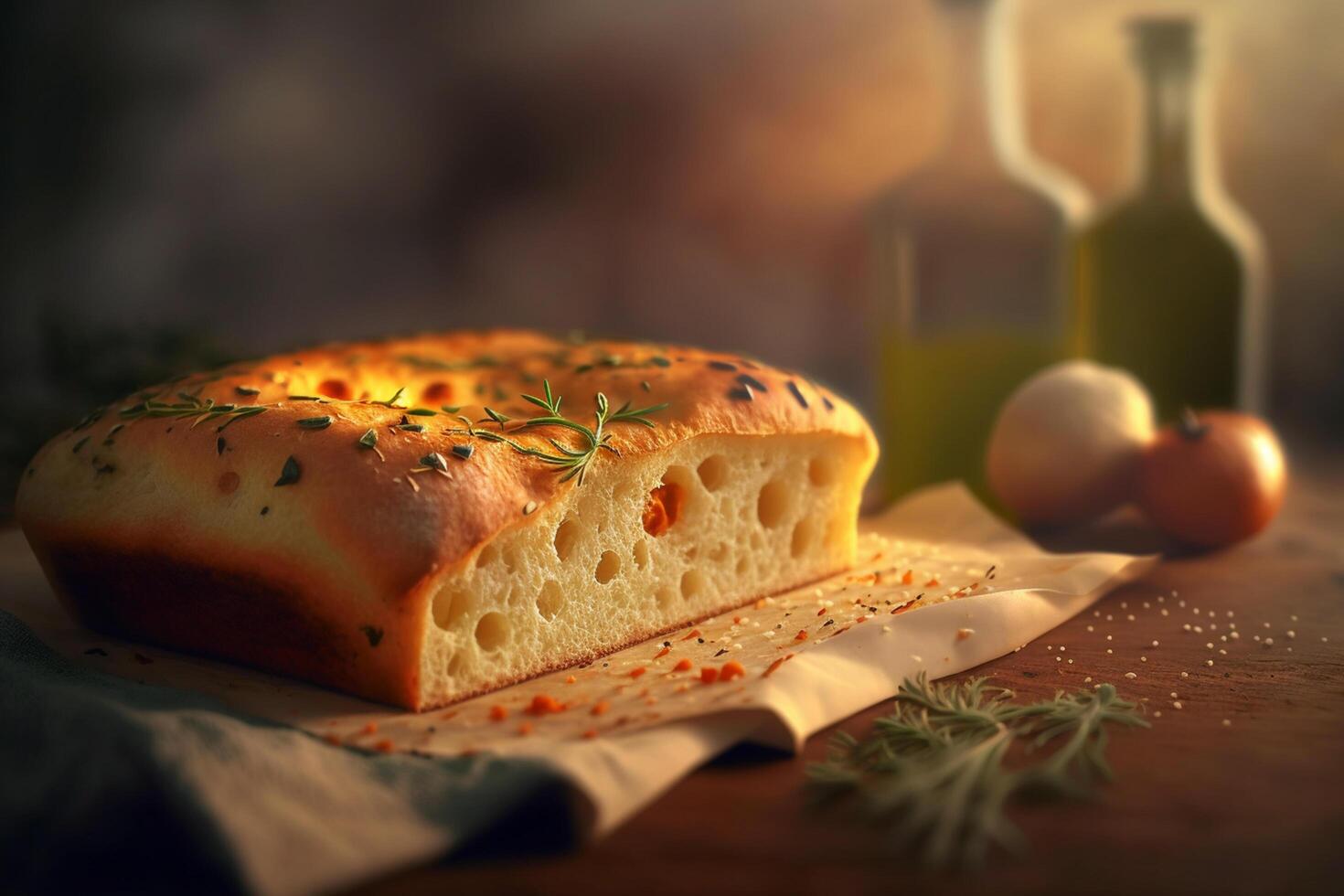 Taste the Authentic Flavor of Italian Focaccia photo