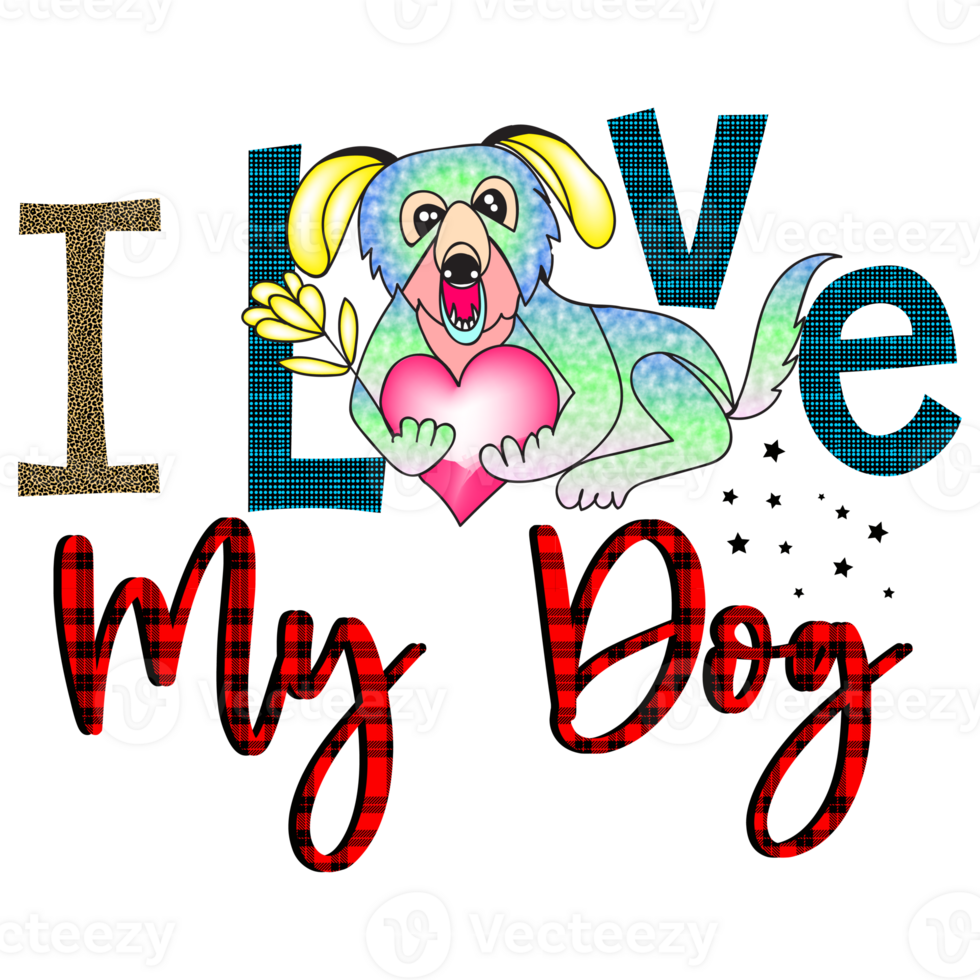 Dog Sublimation Design png