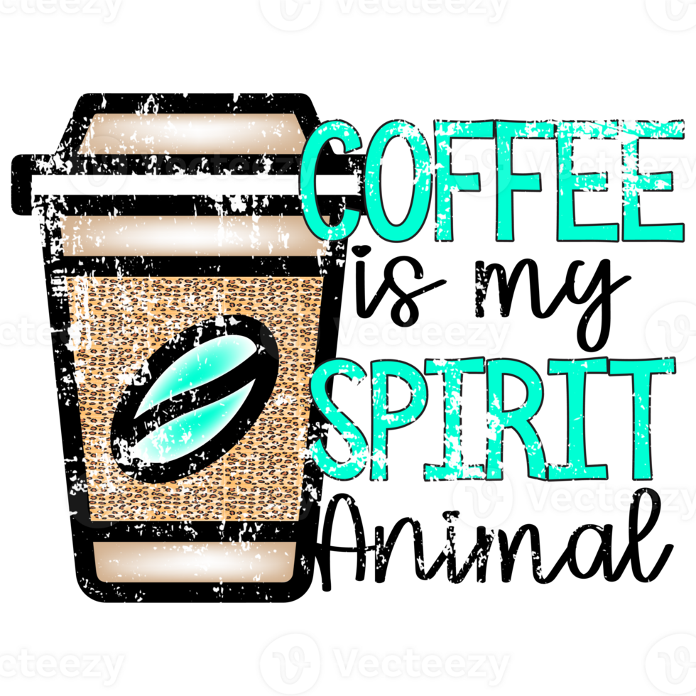 Coffee Sublimation Design png