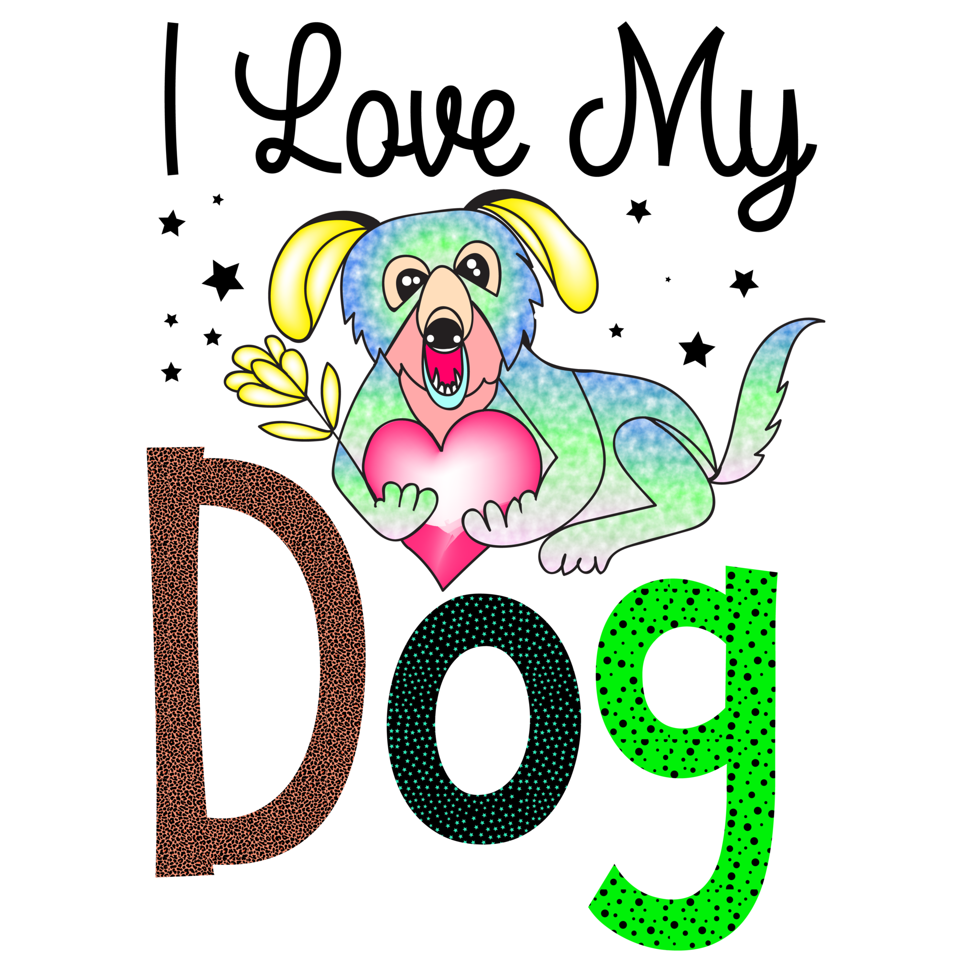 Dog Sublimation Design 24070231 PNG