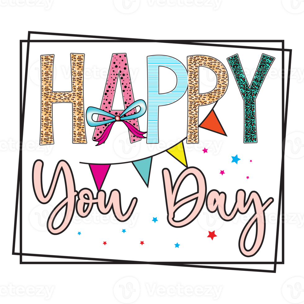 Birthday Sublimation Design png