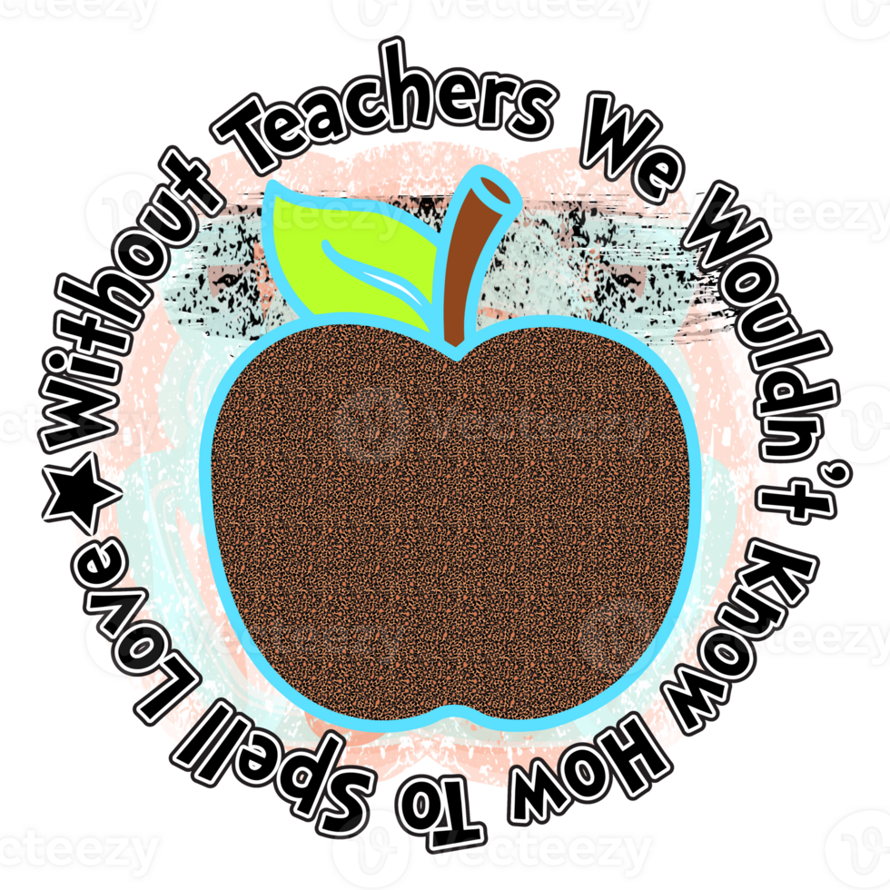 Teacher Sublimation Design png