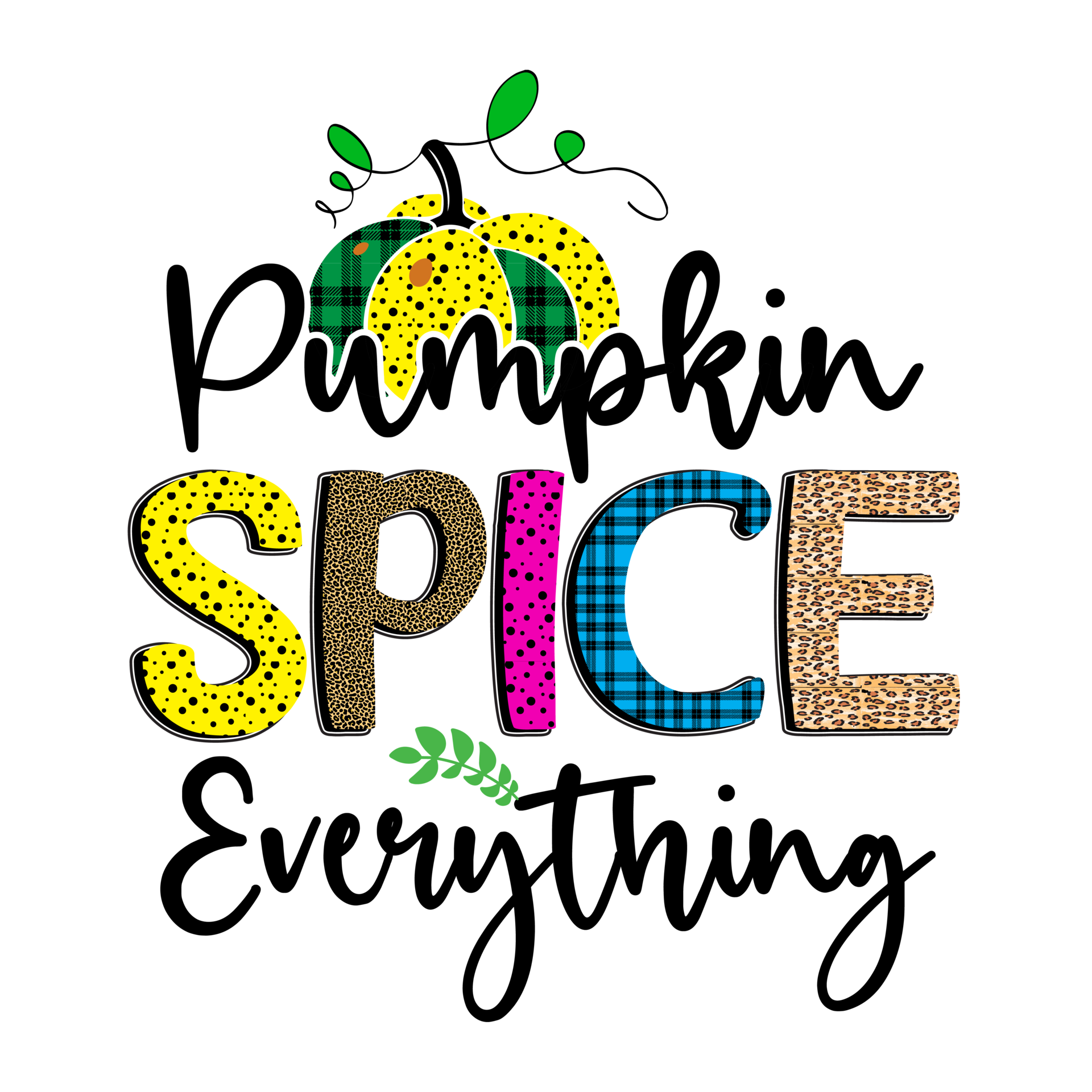 Pumpkin Sublimation Design 24070495 PNG