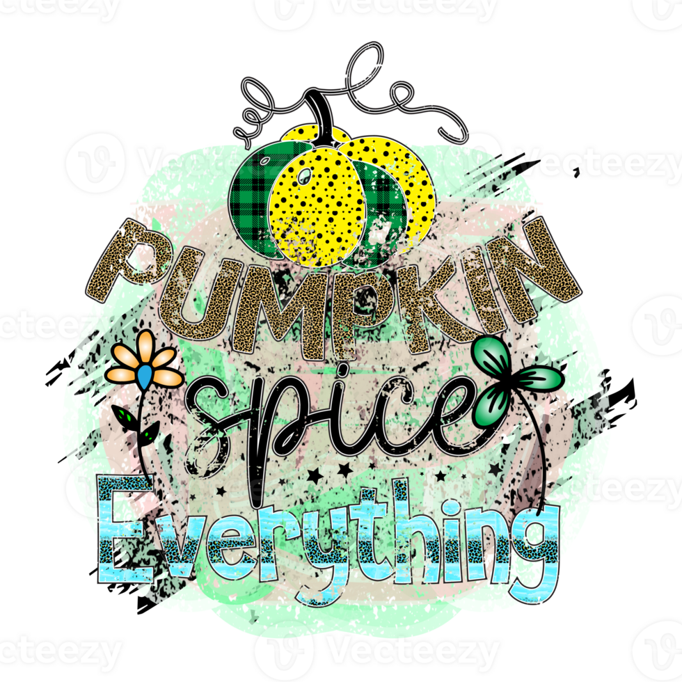 Pumpkin Sublimation Design png