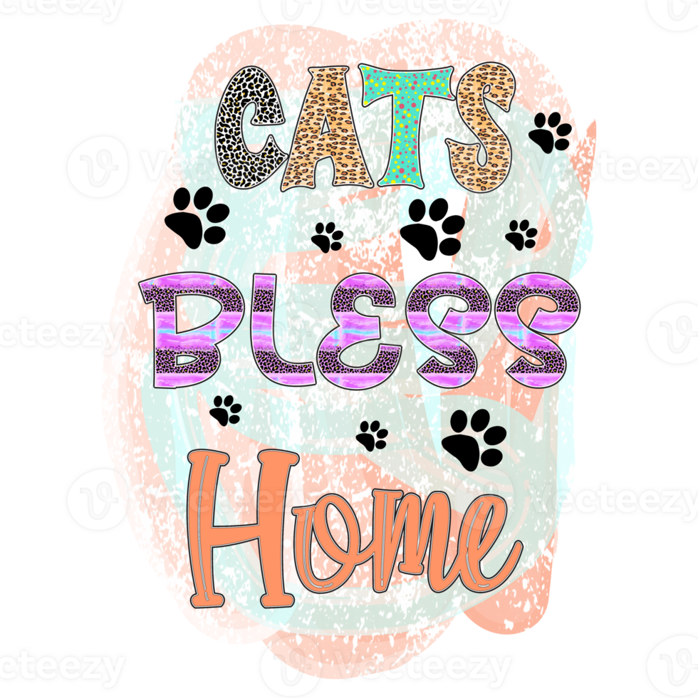 Cat Sublimation Design png