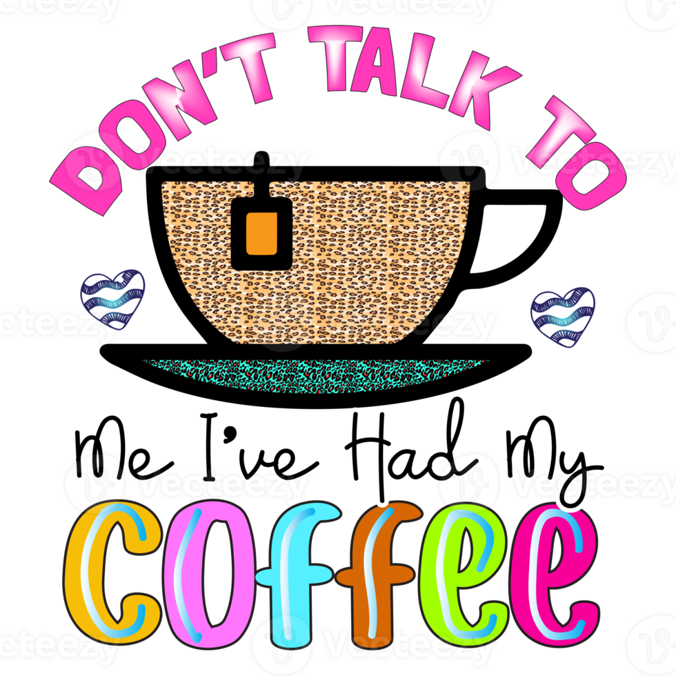 Coffee Sublimation Design png