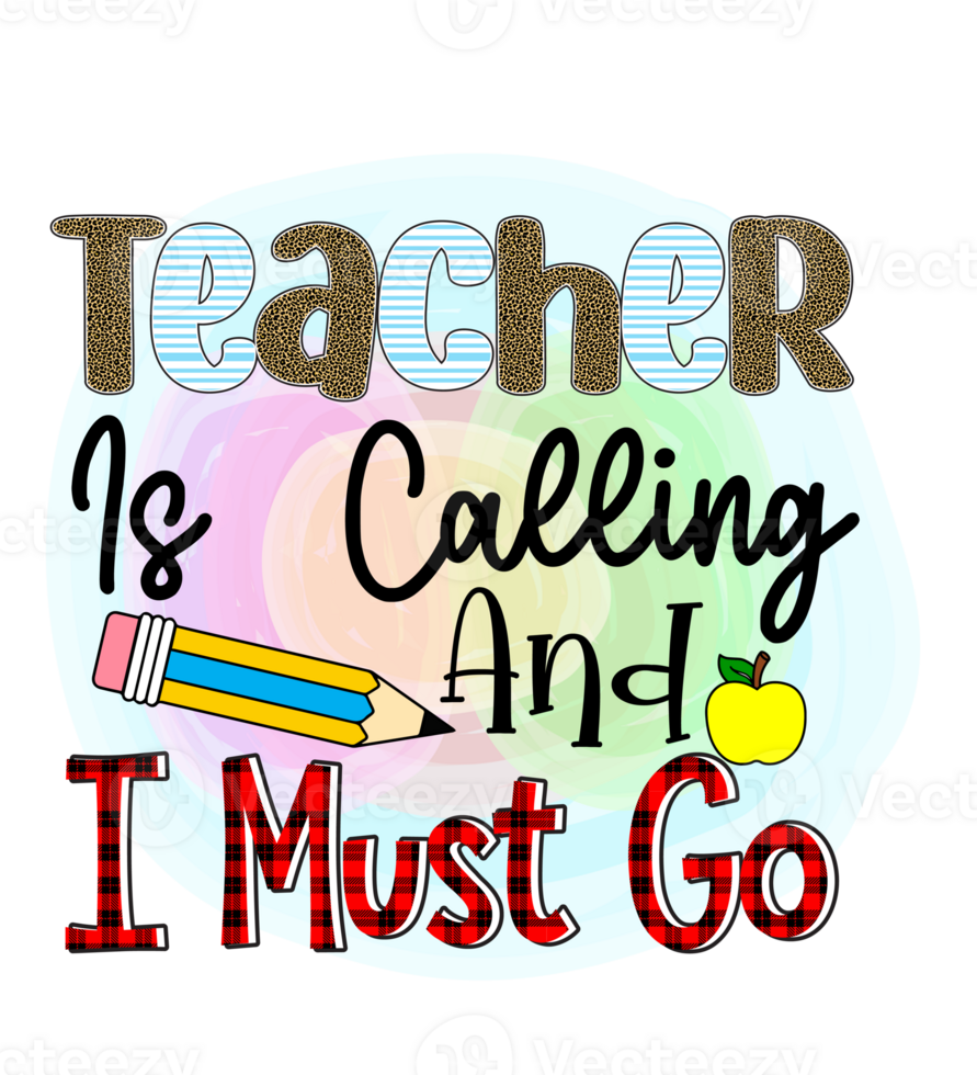 Teacher Sublimation Design png