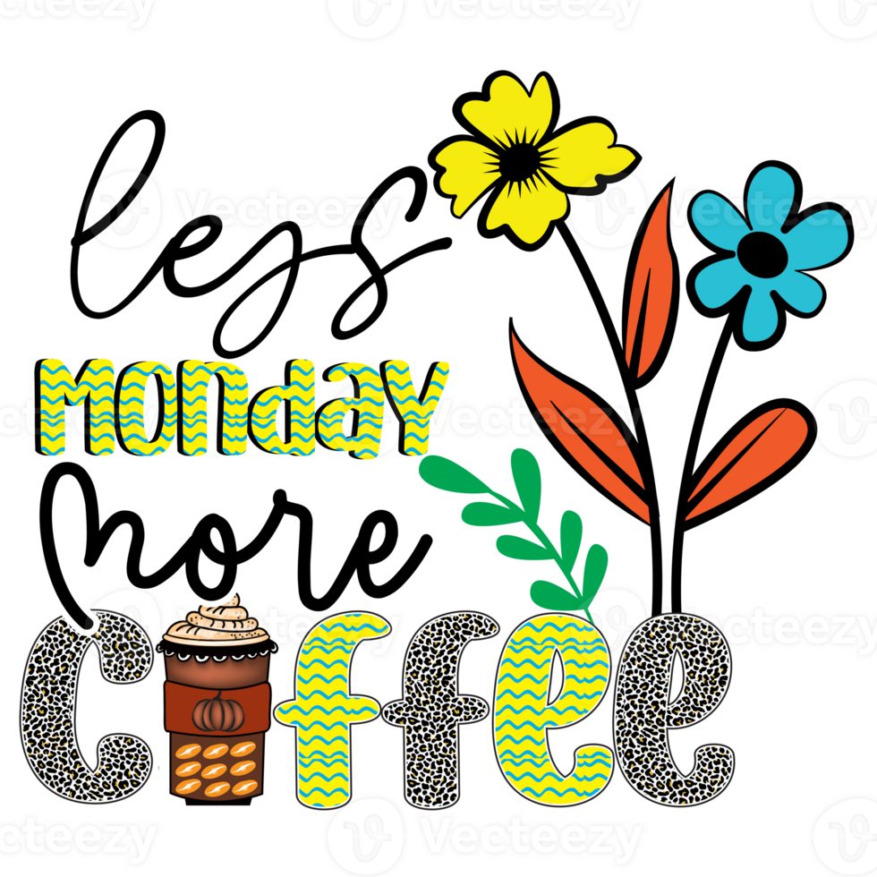 Coffee Sublimation Design png