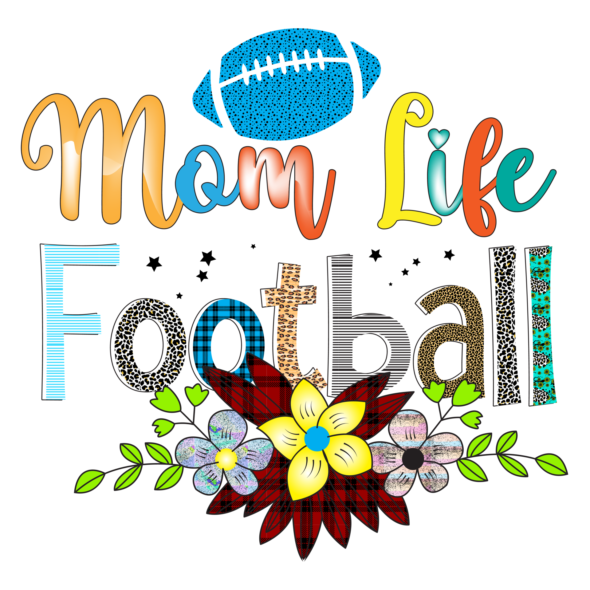 Football Sublimation Design 24070810 PNG