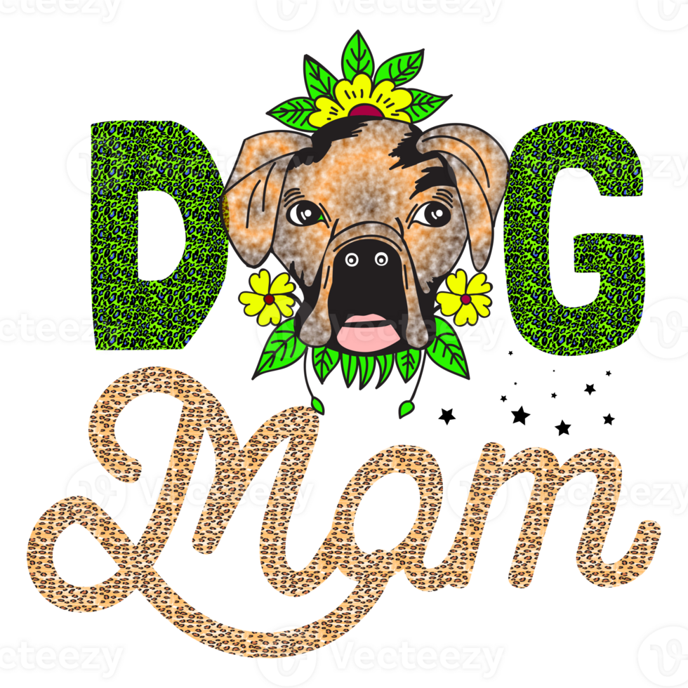 hond sublimatie ontwerp png