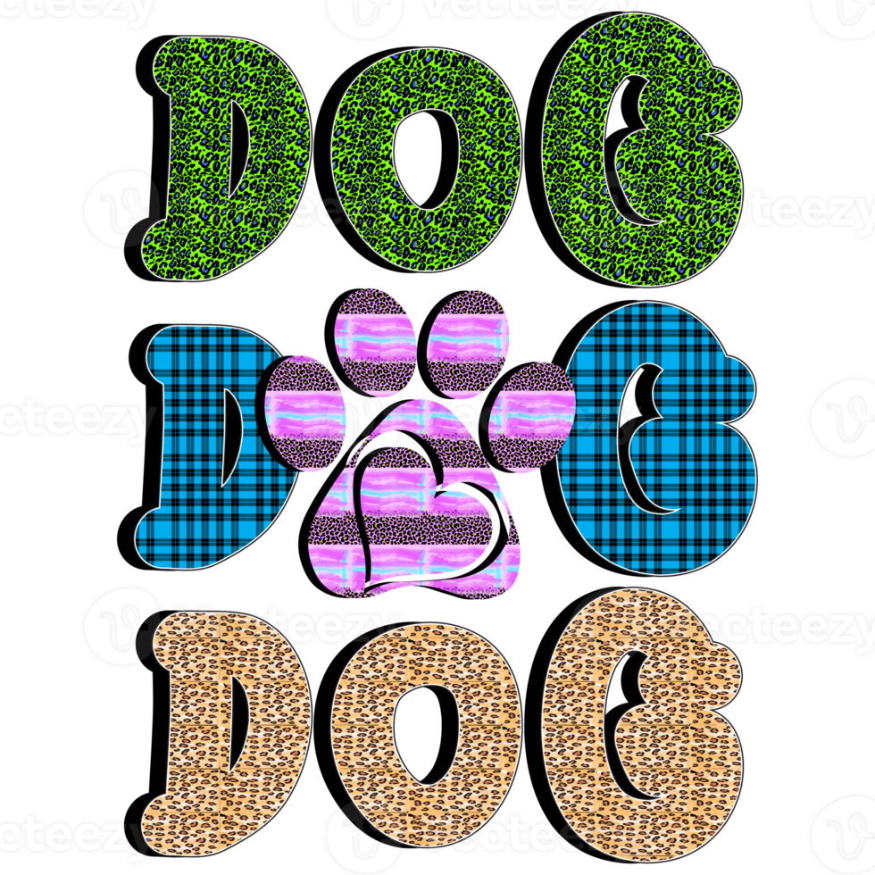 Dog Sublimation Design png