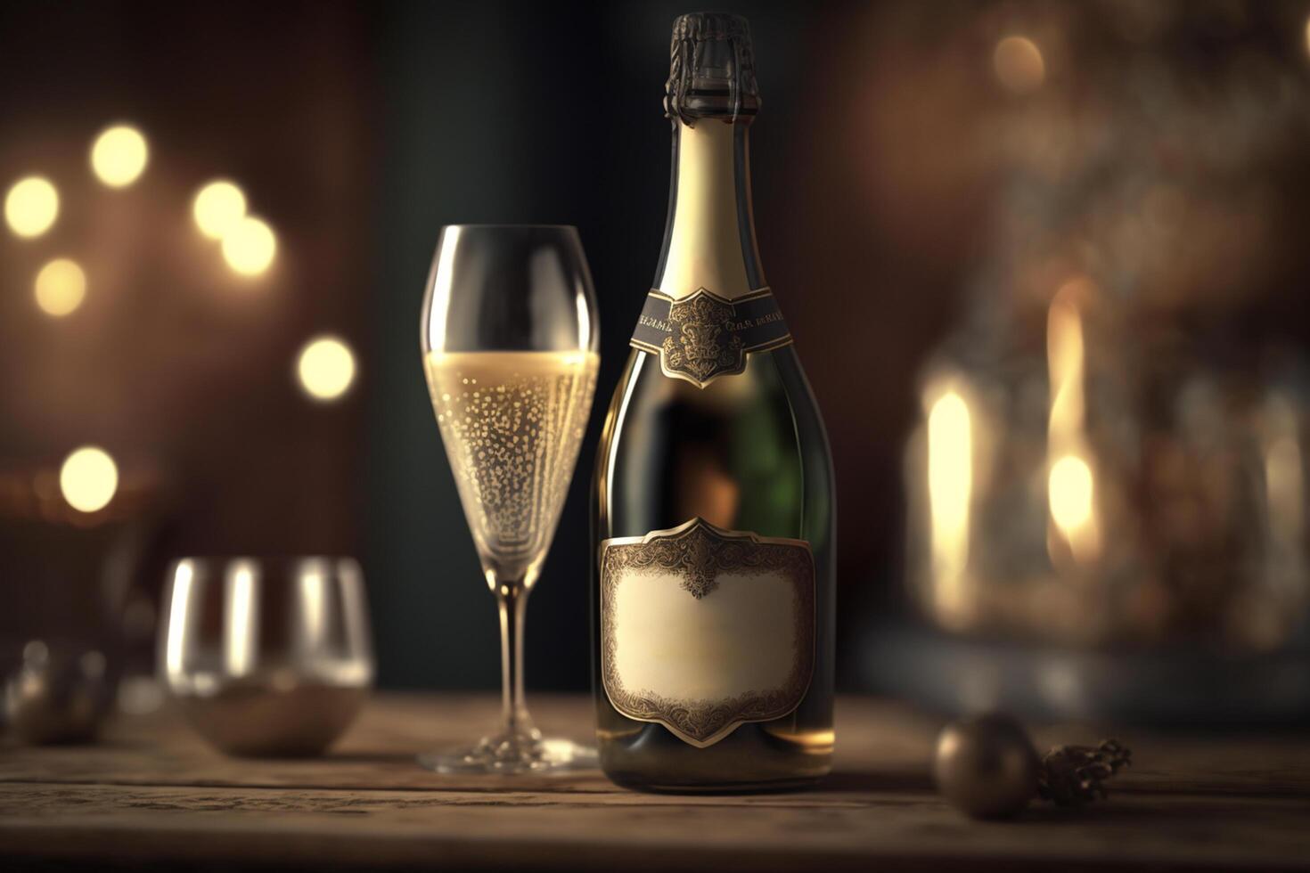 Raise a Glass to Luxury Discover the Delicate Bubbles of Champagne AI