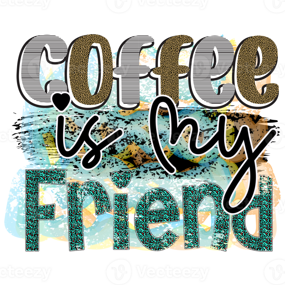 Coffee Sublimation Design png