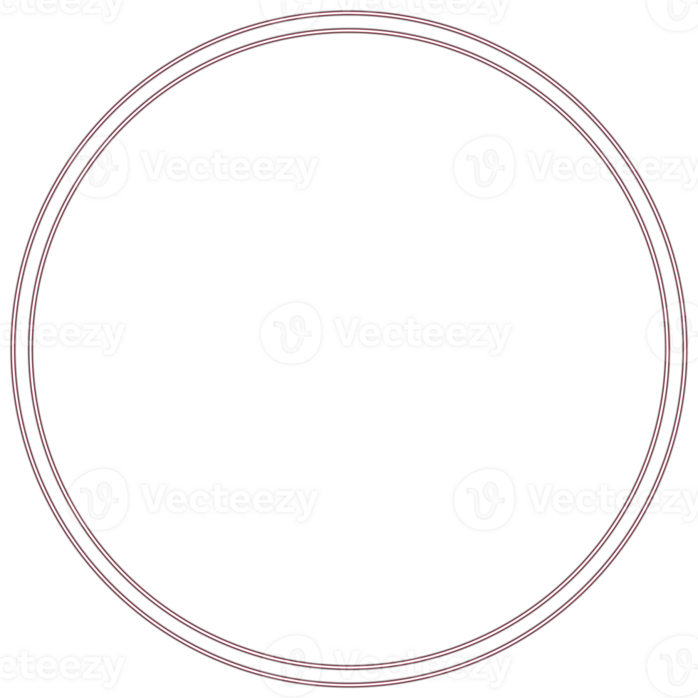 lysande neon cirkel för din dekoration. neon ljus, runda ram, tom Plats för text, ultraviolett spektrum, ringa symbol, halo. png