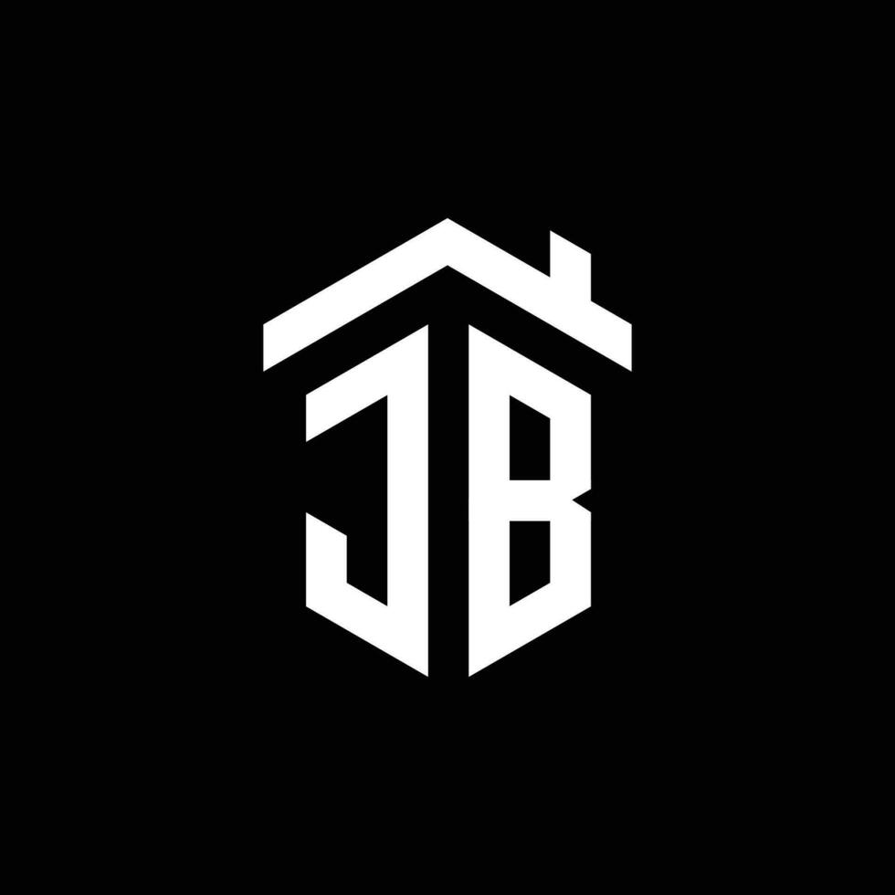 Letter J logo or JB initials two modern monogram clever symbol concept. Creative Line sign design. Graphic Alphabet Symbol solutions for Corporate, brand identity designs, startup companies, etc vector