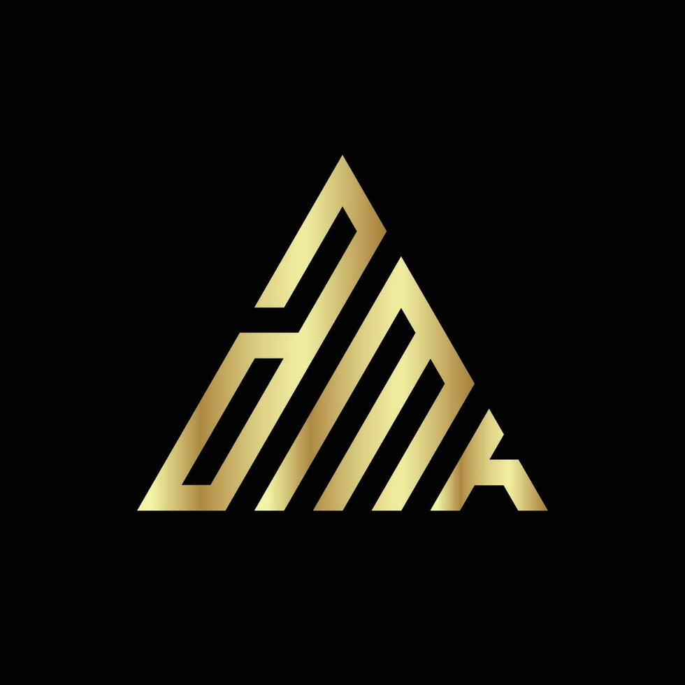 Letter A logo or AMH initials three modern monogram clever symbol concept. Creative Line sign design. Graphic Alphabet Symbol solutions for Corporate, brand identity designs, startup companies, etc vector
