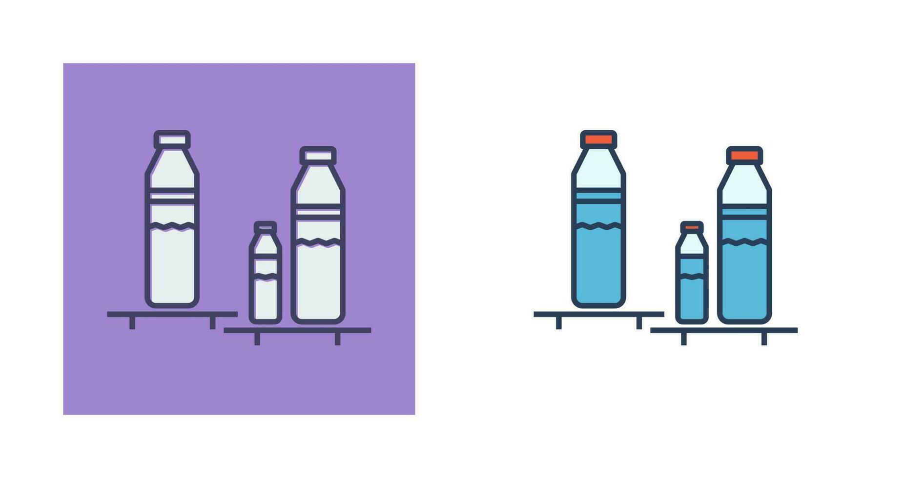 Bottles Shelf Vector Icon