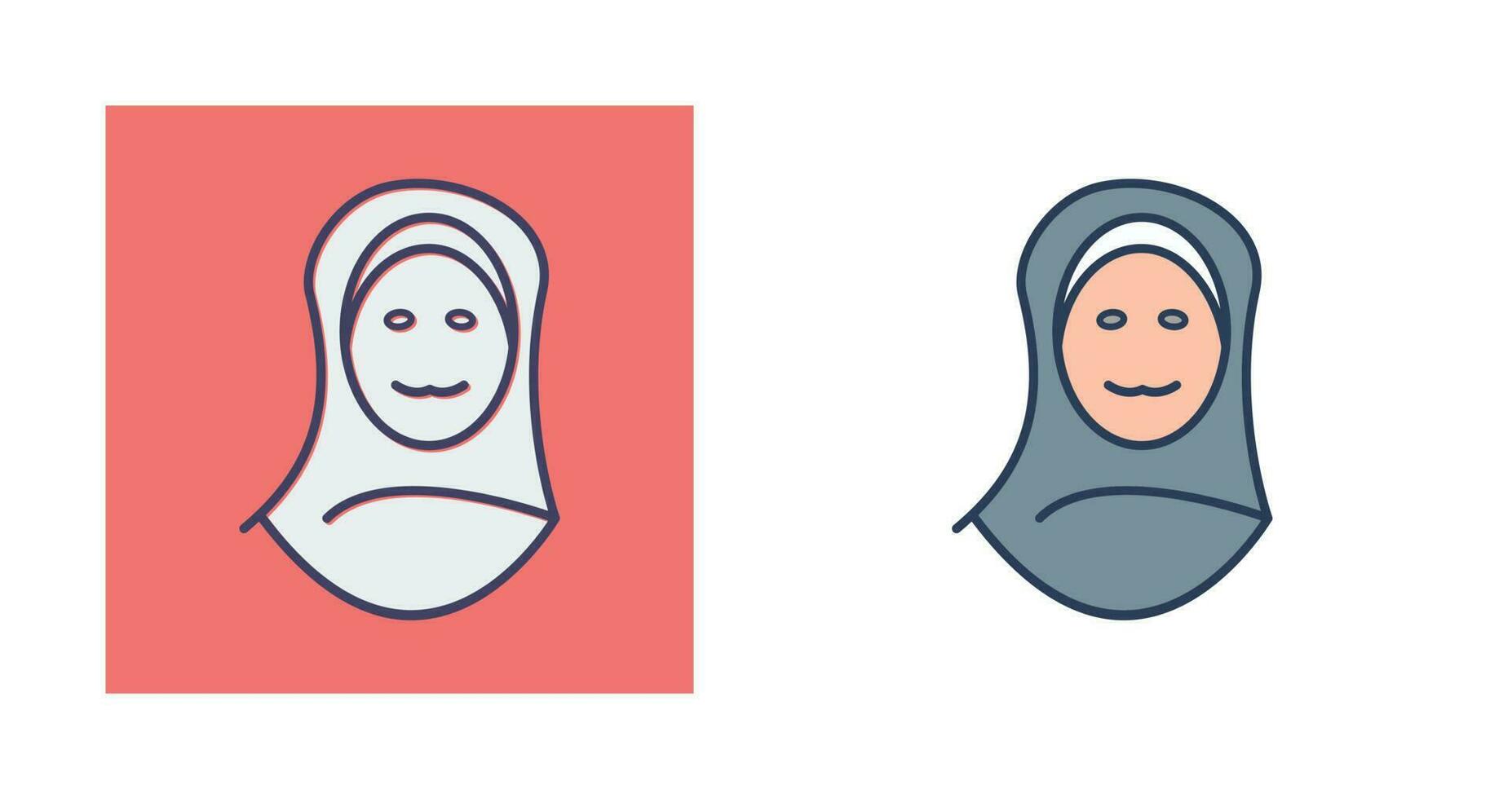 Islamic Woman Vector Icon