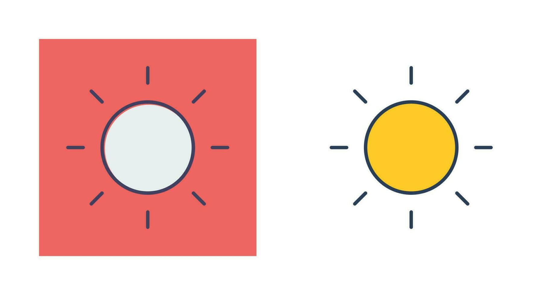 Sun Vector Icon