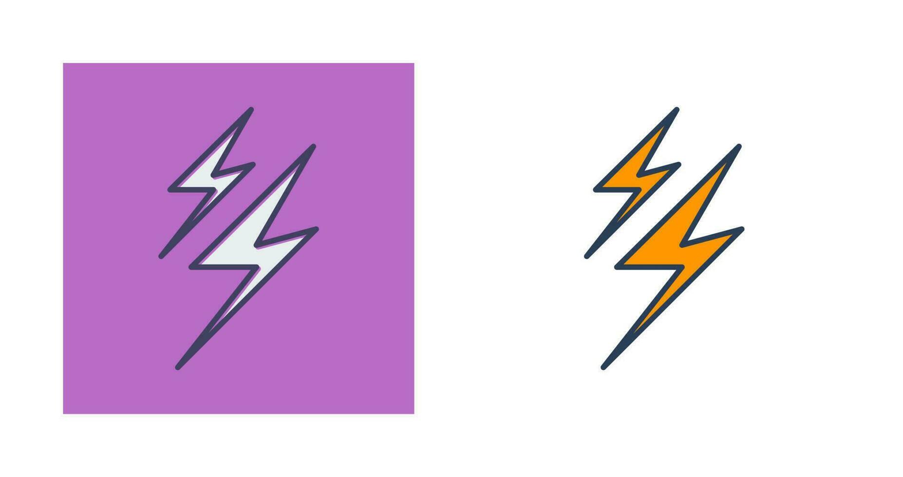 Lightning Vector Icon