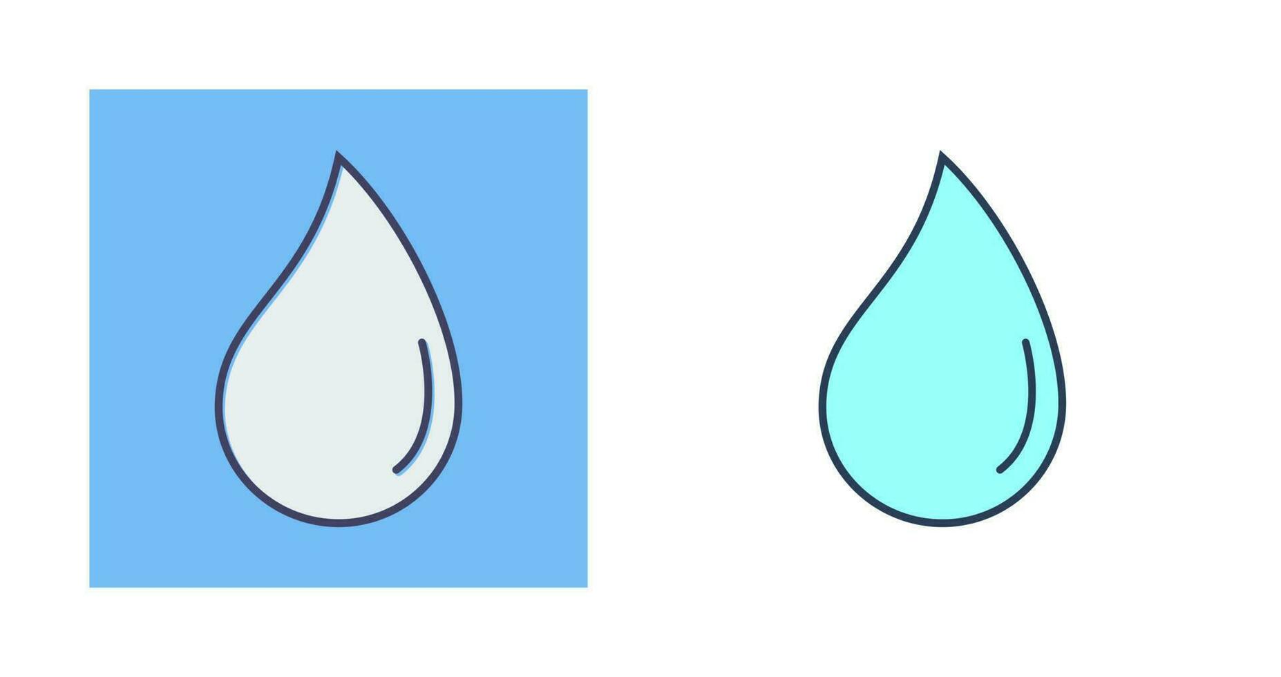 icono de vector de gota de agua