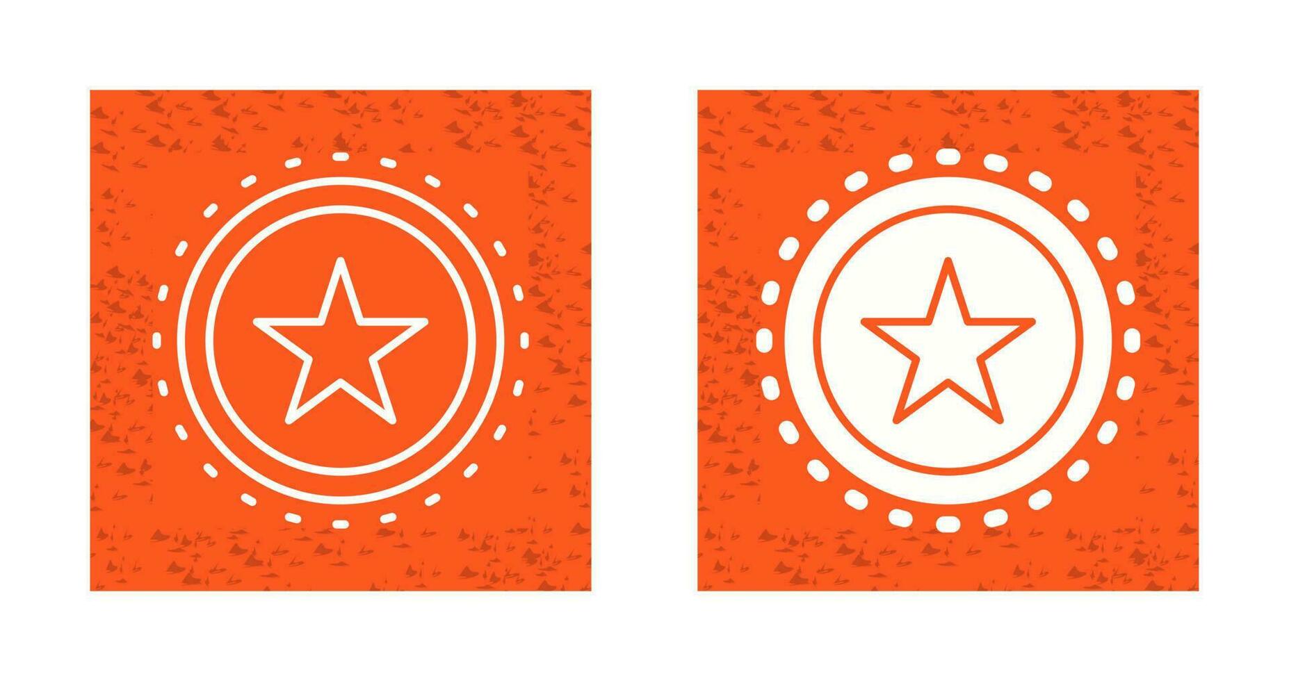 estrella único vector icono