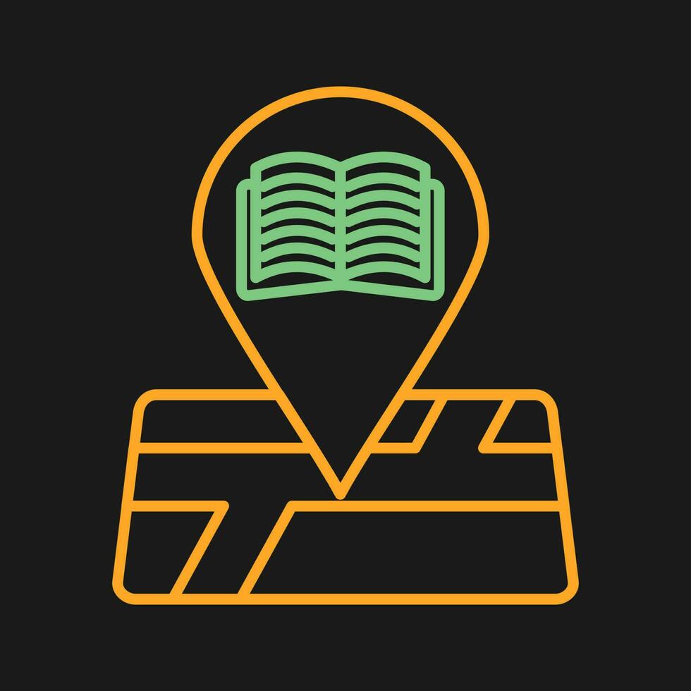 Library Location Vector Icon