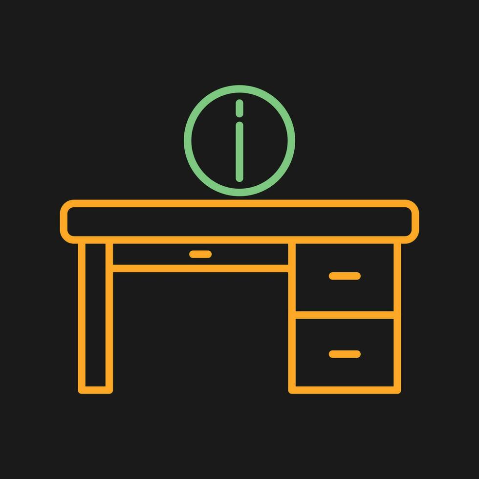 Information Desk Vector Icon