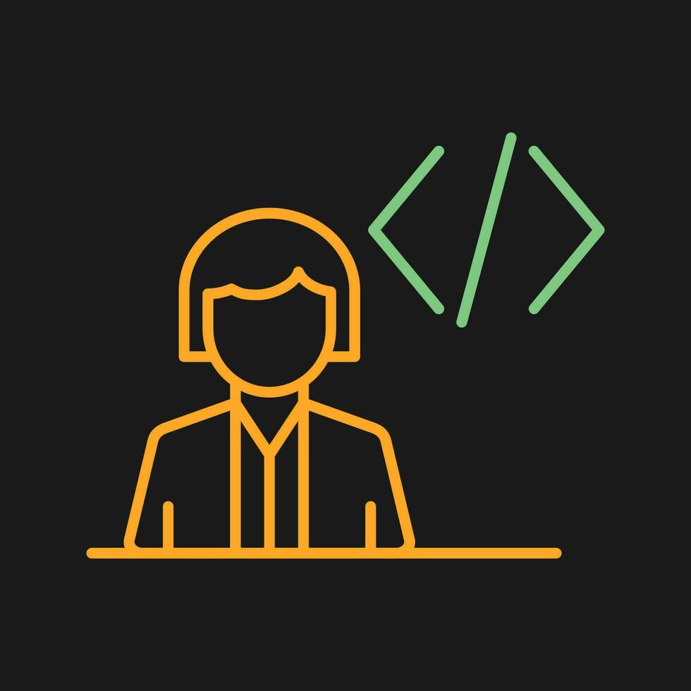 Programmer Vector Icon