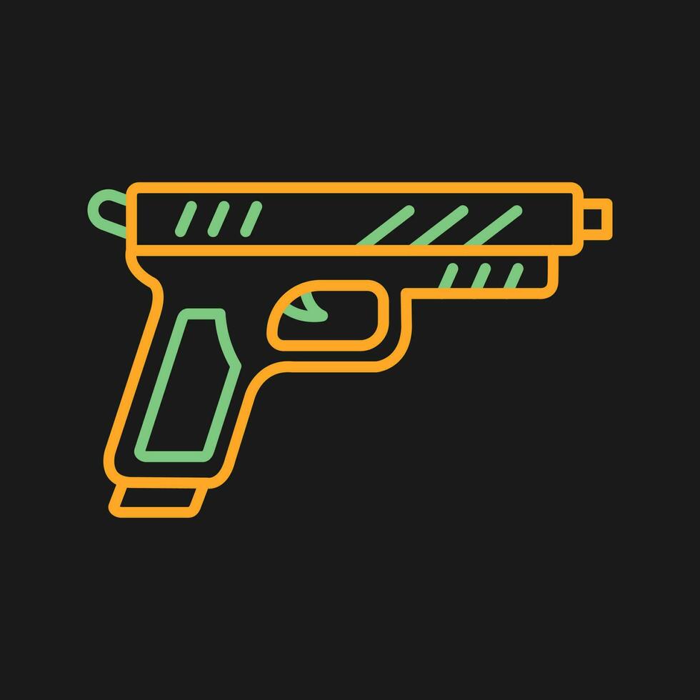 icono de vector de pistola