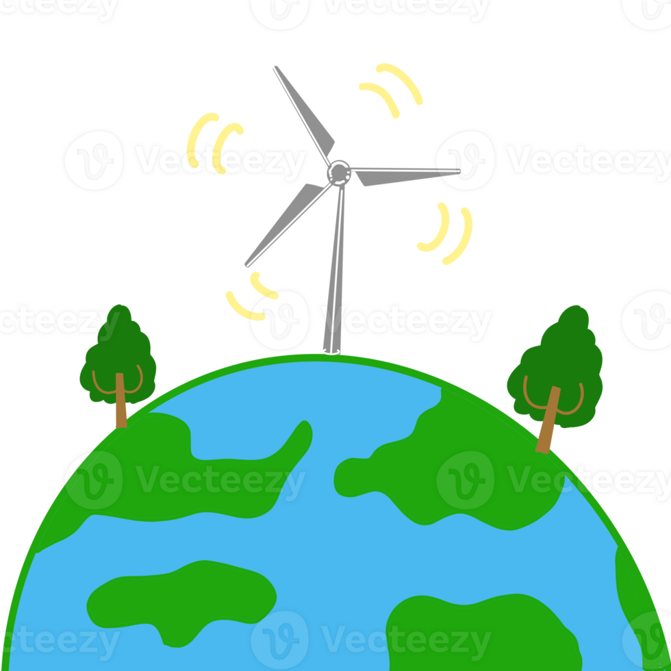 sauvage turbines pour vert énergie png