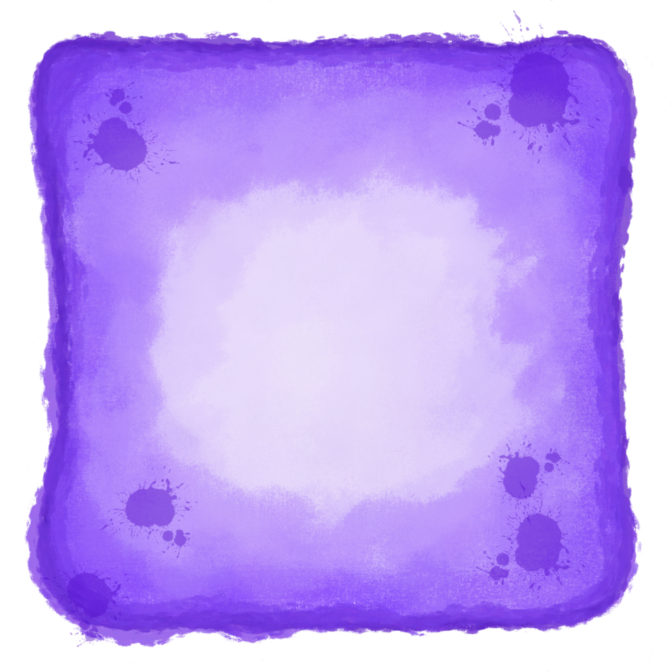 une violet Cadre pour votre message. png