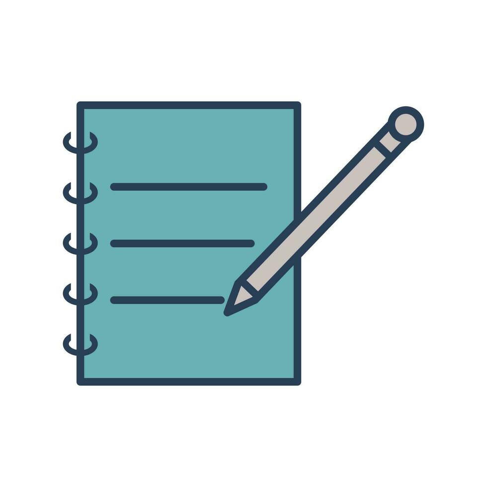 Notebook Unique Vector Icon