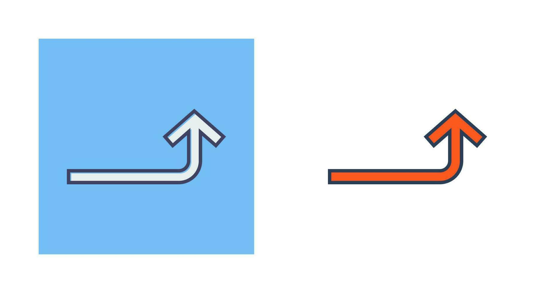 Turn Up Vector Icon