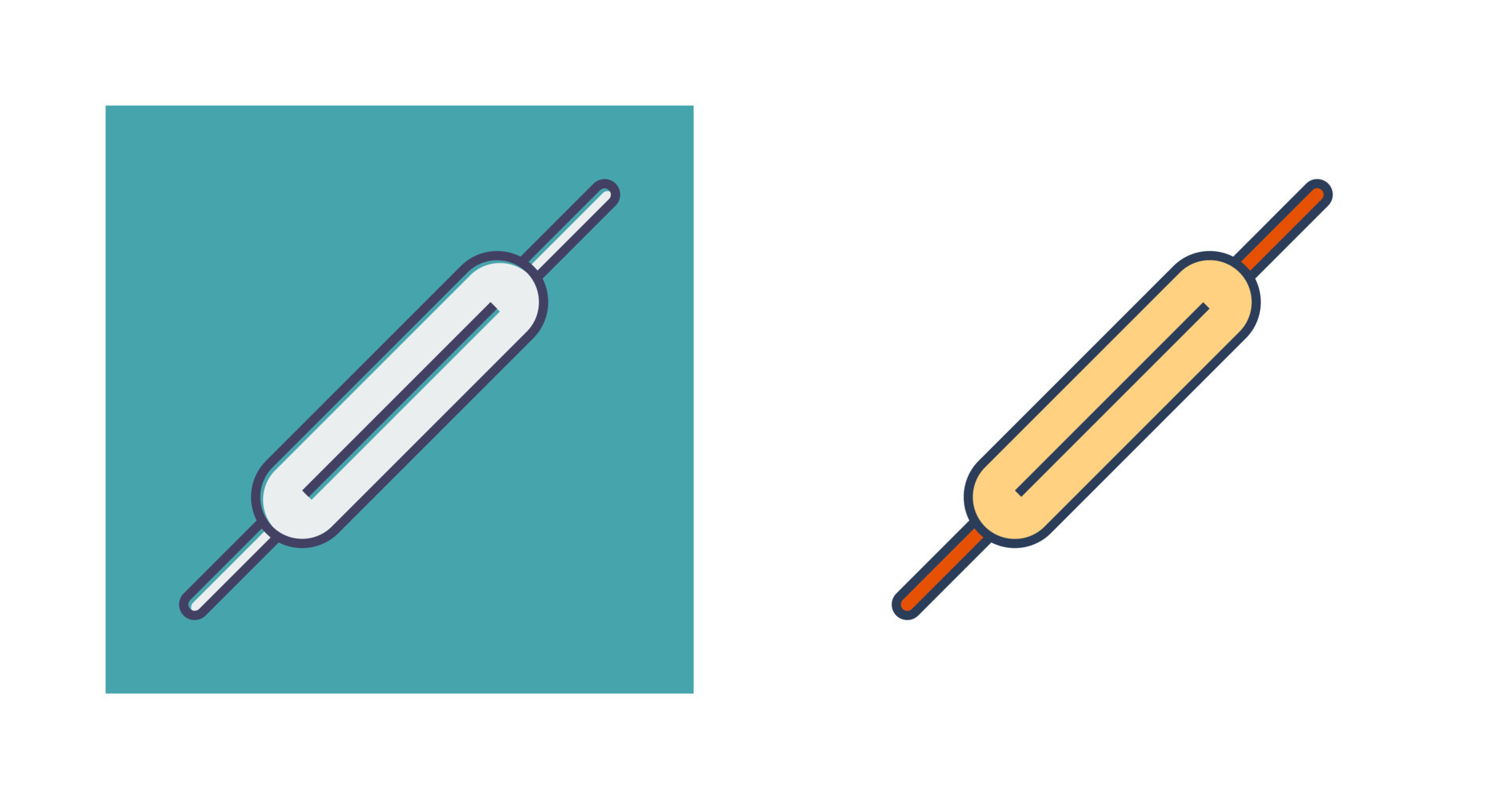 Roller Pin Vector Icon 24073353 Vector Art at Vecteezy