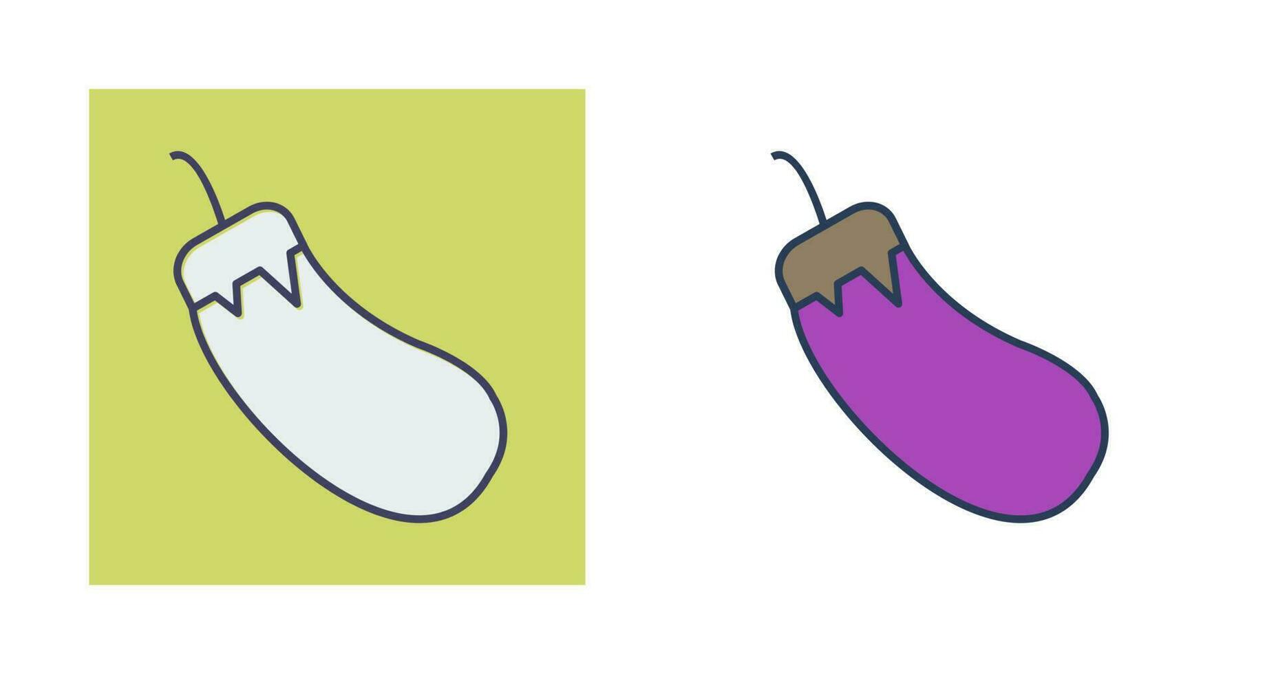 Eggplant Vector Icon