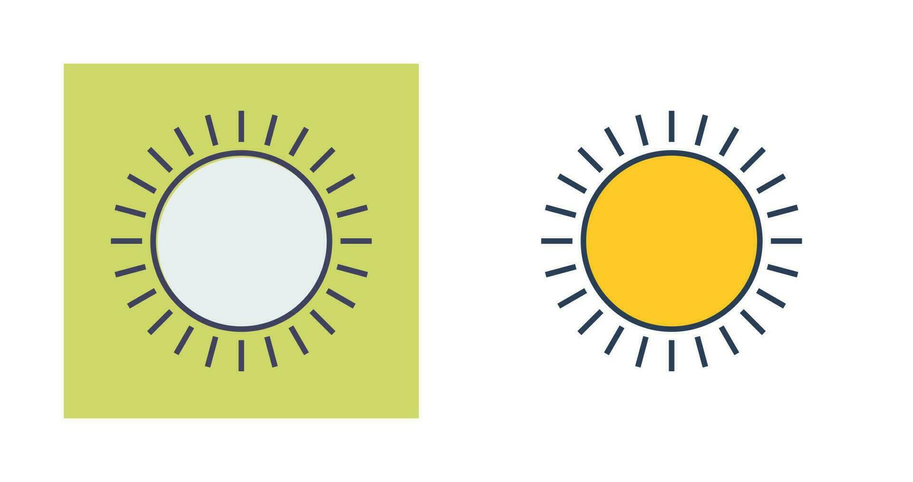 Sun Vector Icon