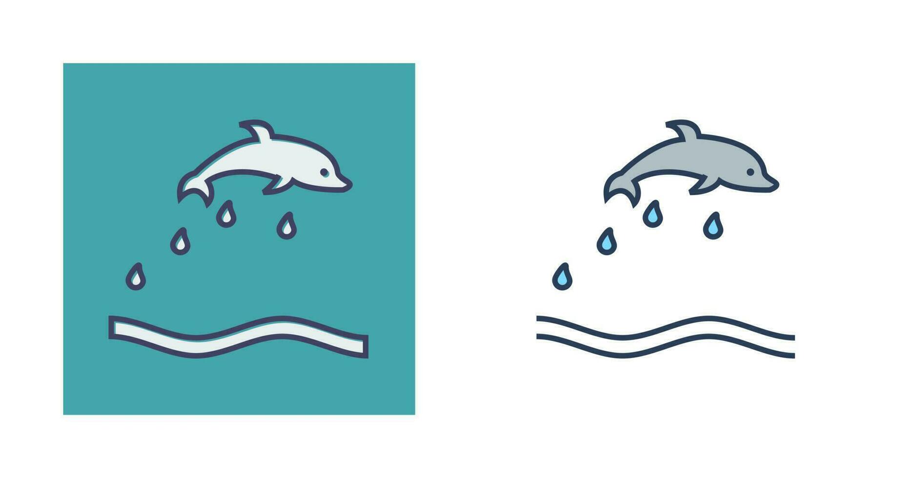 Dolphin Vector Icon