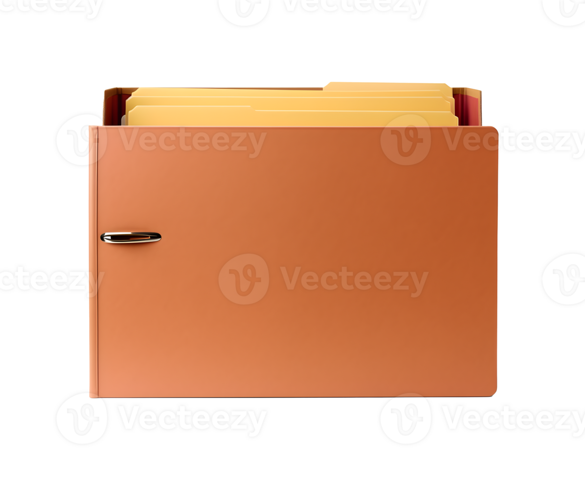 modern file holder on a transparent background. png