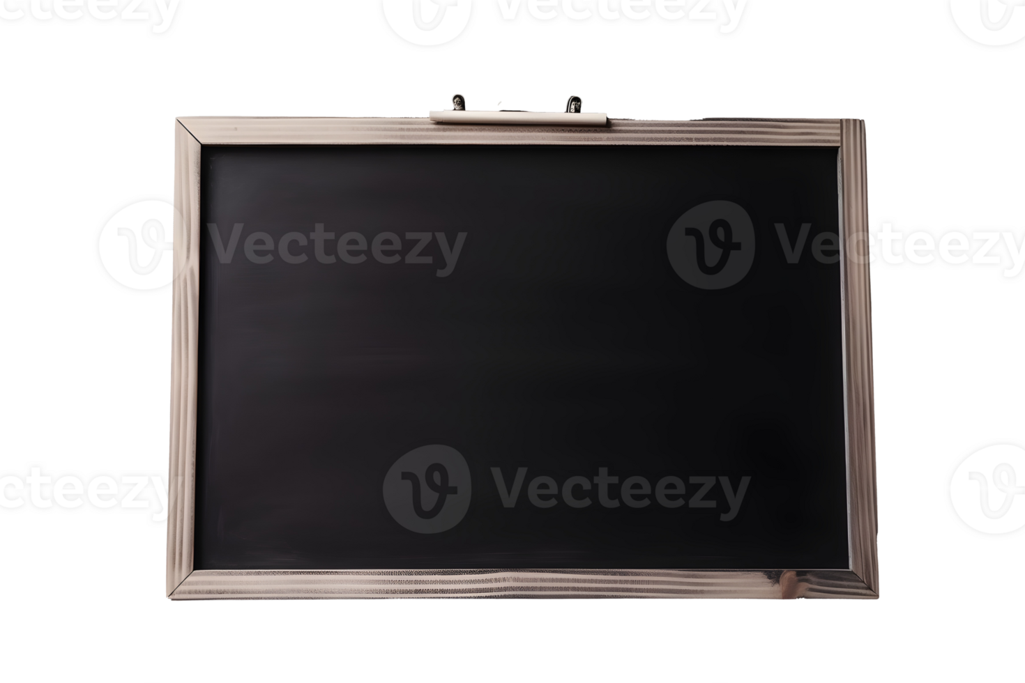 A blackboard positioned on a transparent background, png