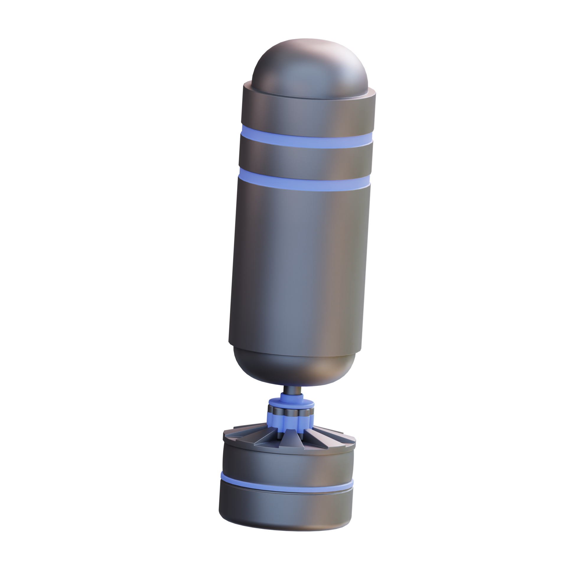 3d illustration free standing boxing punch bag stand 24073695 PNG