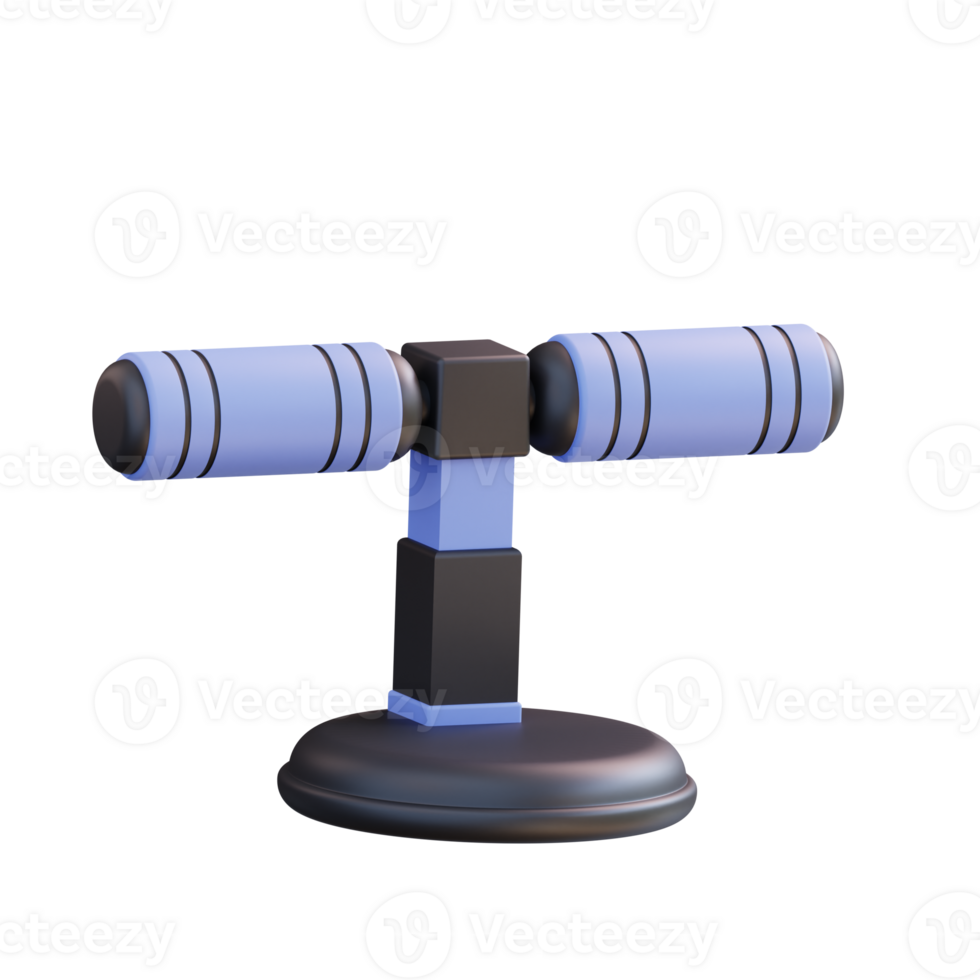 3d illustration sit up bars png