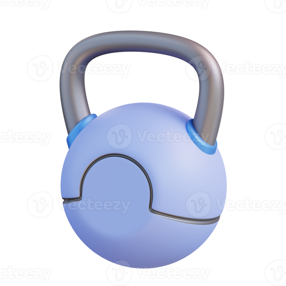 3d illustration Kettlebells png