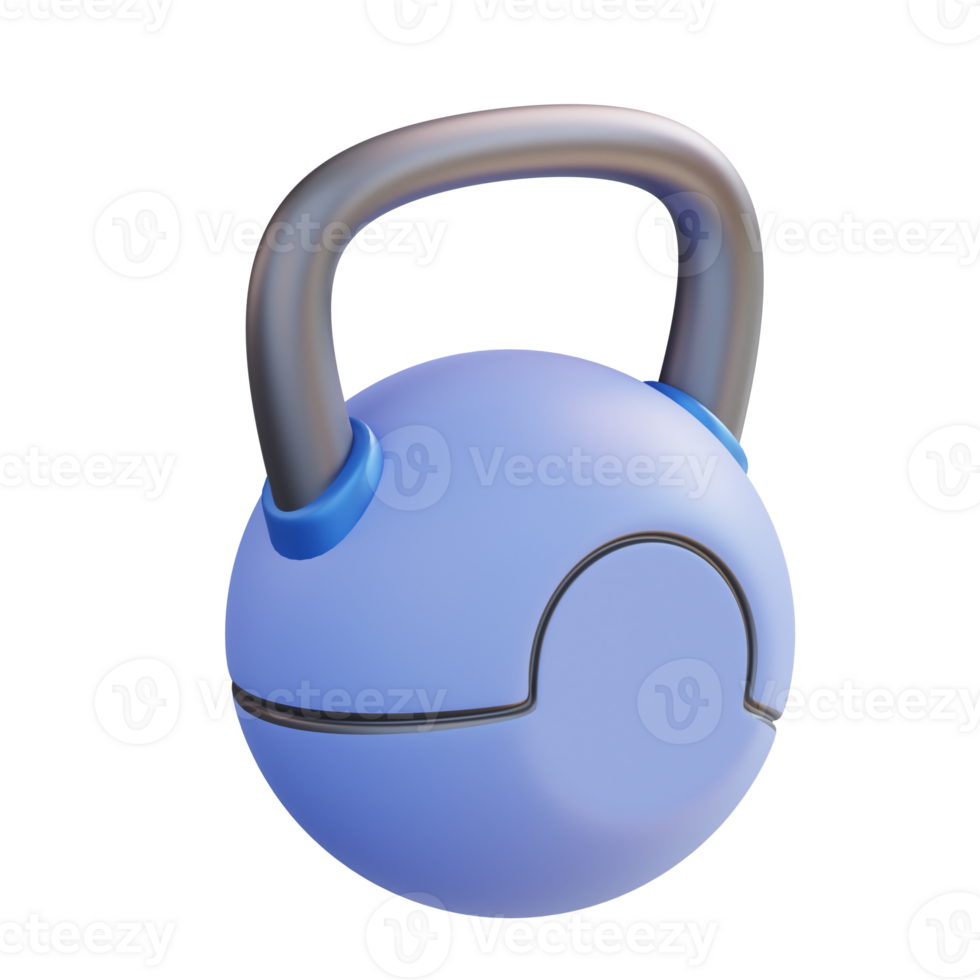 3d illustratie kettlebells png