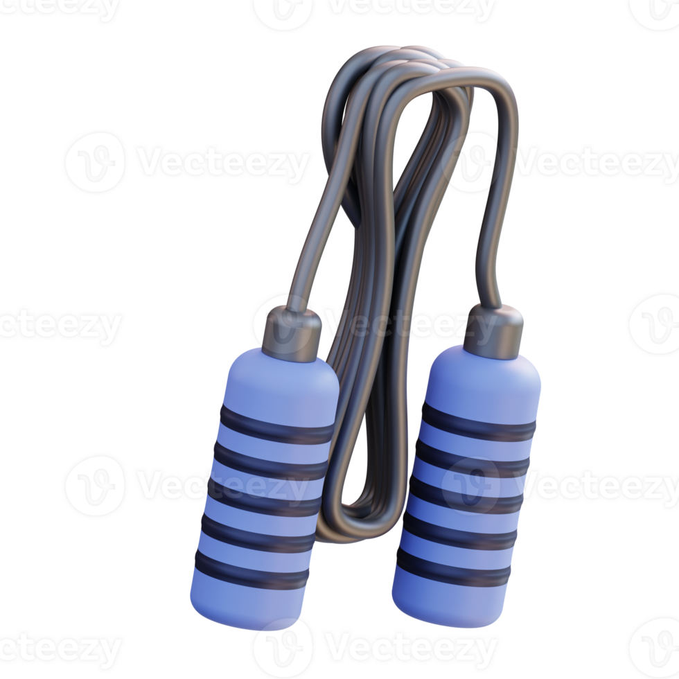 3d illustration of jump rope png