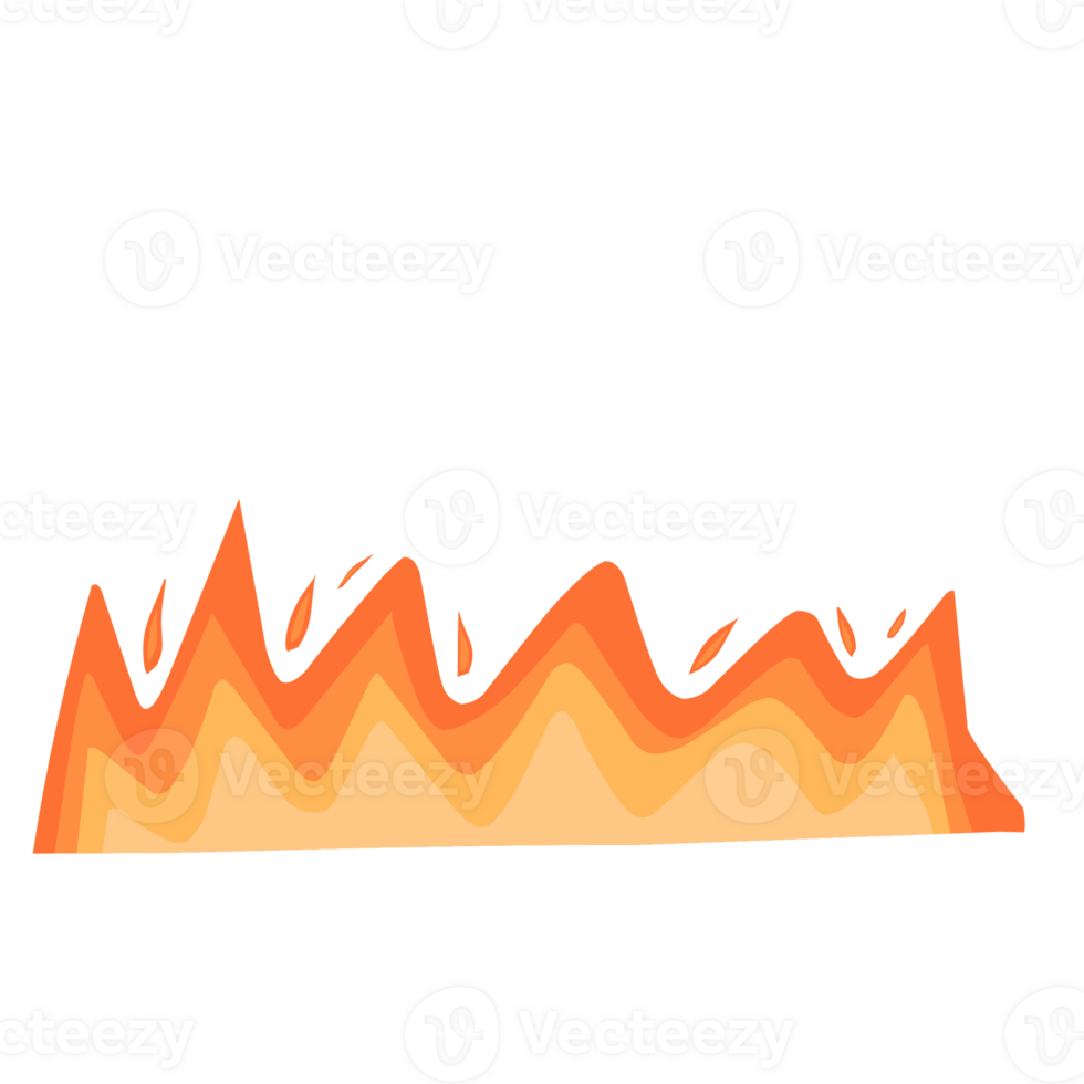 Fire Flames for Camping Decorations png